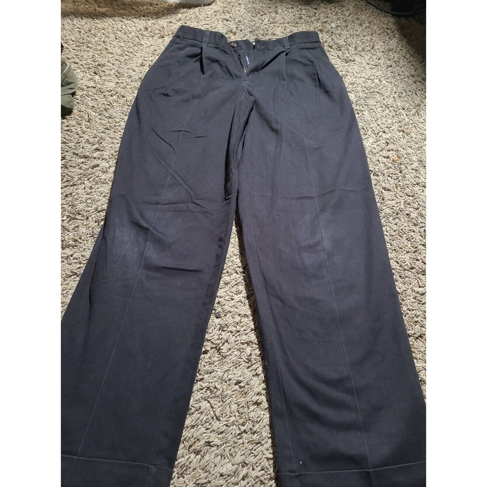 Men's Roundtree &Yorke Easy Care Classic Fit Pants 30x32 100% cotton